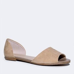 Chinese Laundry Peep Toe Flats